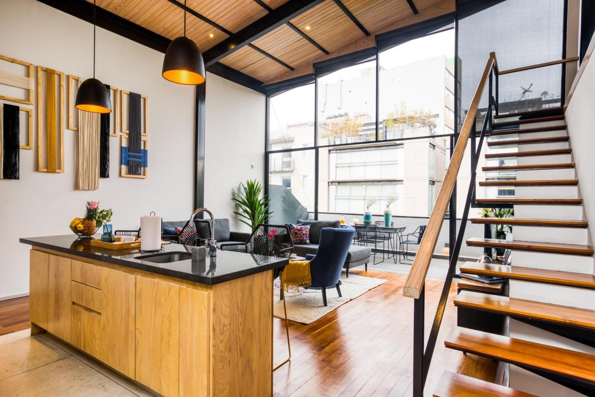 Uliv Condesa Apartman Mexikóváros Szoba fotó
