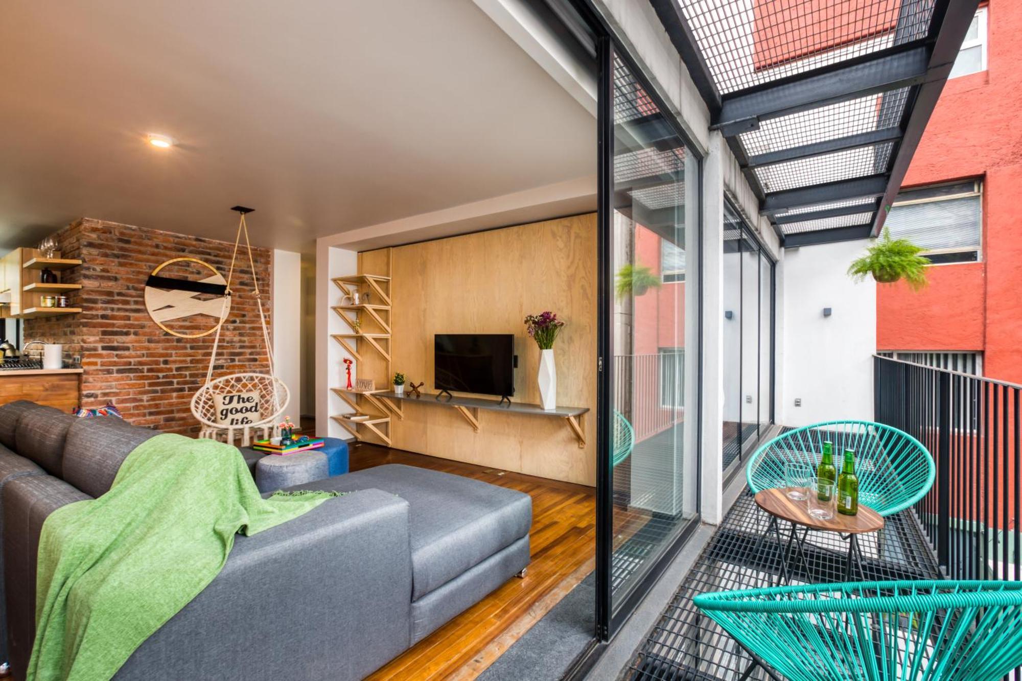 Uliv Condesa Apartman Mexikóváros Szoba fotó
